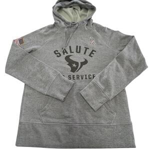 Nike Houston Texans Hoodie Mens Medium NFL Football Salute To Service Therma Fit